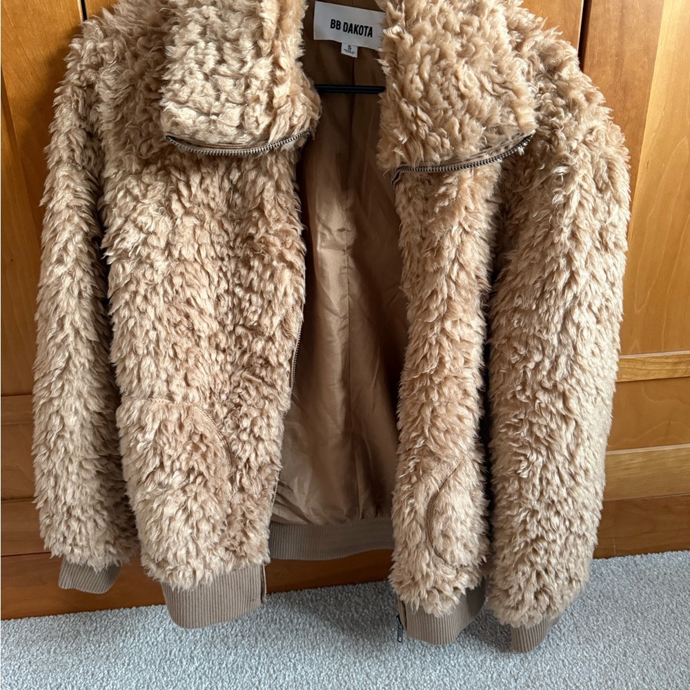 BB Dakota Tan Teddy Jacket